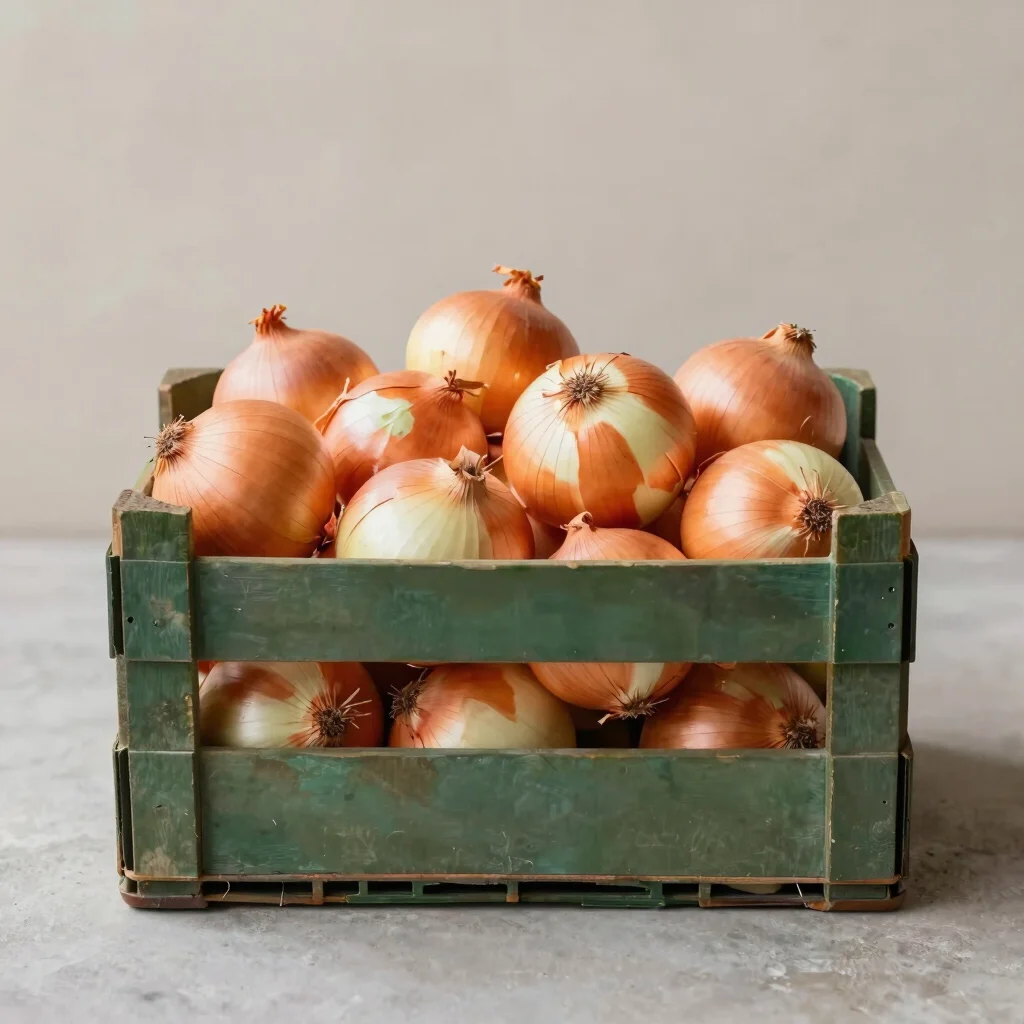 Fresh Onion Crate